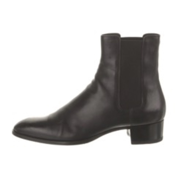 Men's Saint Laurent "Wyatt" Leather Chelsea Boot - Picture 5 of 7